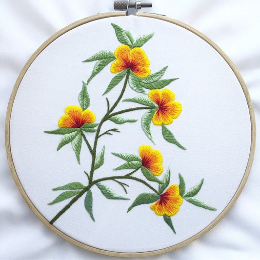 California Poppies Hand Embroidery Pattern | Digital Download